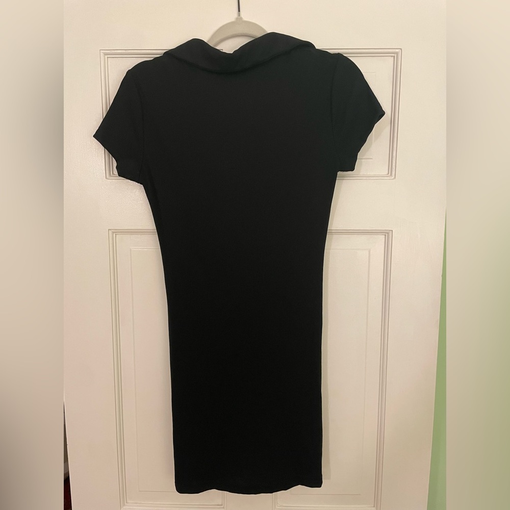 Shein Button Format Ruched Bodycon Dress - Picture 2 of 3